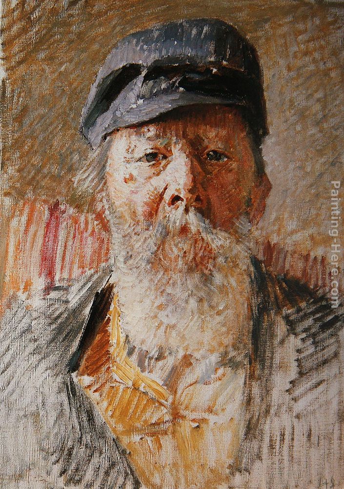 Portrait of the Artist's Father painting - Vlaho Bukovac Portrait of the Artist's Father art painting